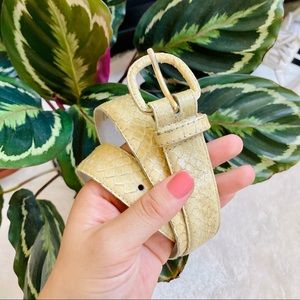 3/$25 Vintage Snakeskin Belt